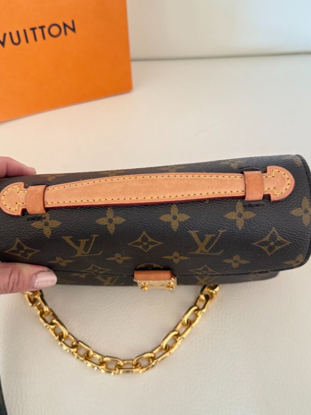 NEW LOUIS VUITTON POCHETTE METIS EAST WEST CROSSBODY BAG BROWN MONOGRAM - Picture 9 of 12